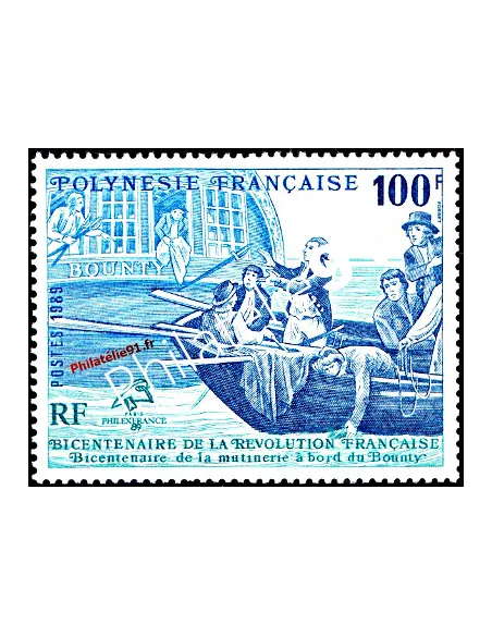 Timbres de POLYNESIE n°  336 - Le Bounty - Timbres Dom Tom