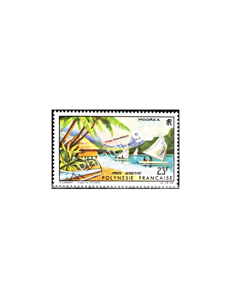 Timbre neuf de POLYNÉSIE - P.A. n° 9, timbres des Dom-Tom