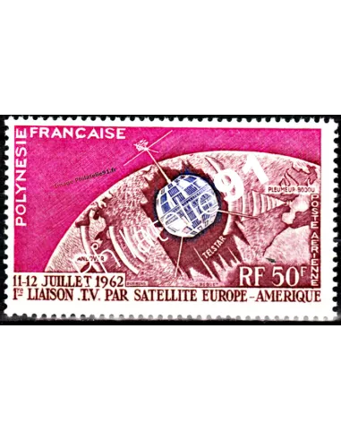 Timbre de POLYNÉSIE P.A. n° 6, Espace, Timbre des Dom-Tom