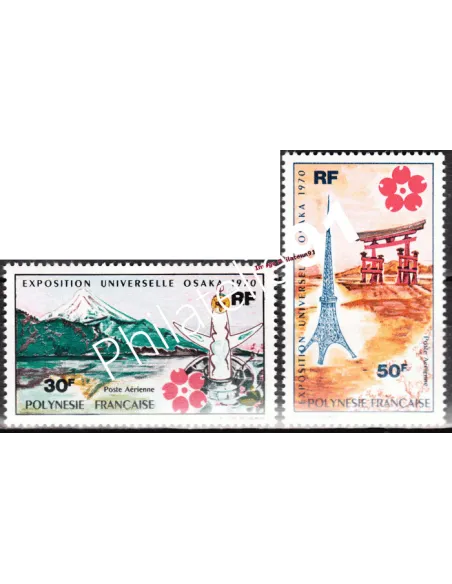 Timbres neufs de POLYNÉSIE - P.A. n°  32 à 33.