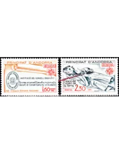 Timbres  d'Andorre Français n° 300 à 301 -  Thématique : Europa
