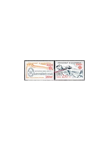Timbres  d'Andorre Français n° 300 à 301 -  Thématique : Europa