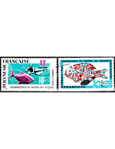 Timbres neufs de POLYNÉSIE - P.A. n°  29 à 30.