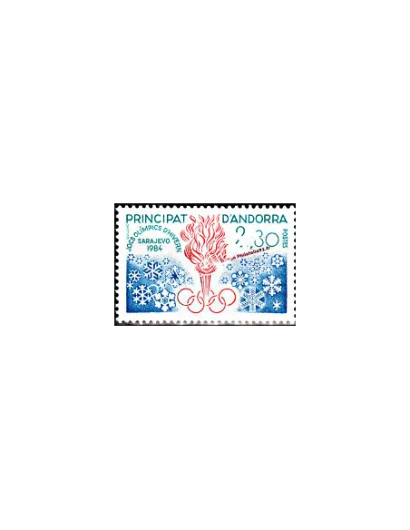 Timbre d'Andorre Français n° 327 - Thématique: J.O
