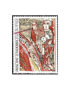 Timbre d'Andorre Français n° 334 - Thématique: ART