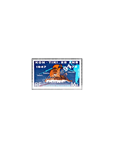 Timbre neuf de POLYNÉSIE P.A. n°  64, timbres des Dom-Tom