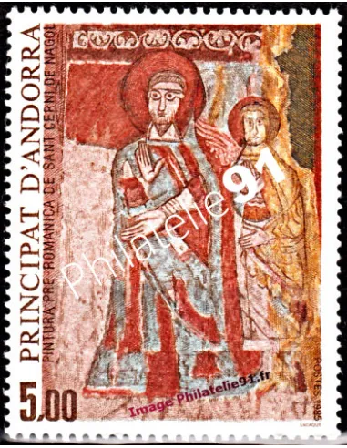 Timbre d'Andorre Français n° 344 - Thématique: ART