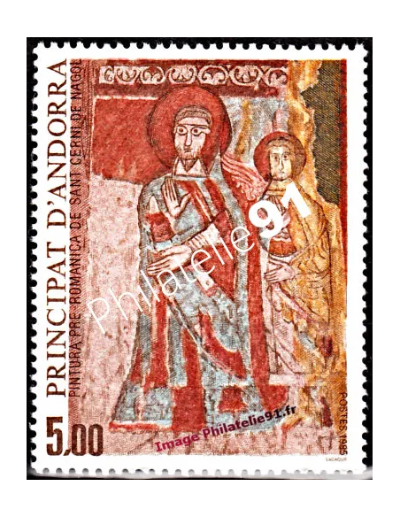Timbre d'Andorre Français n° 344 - Thématique: ART