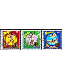 POLYNESIE - PA n°   93  à 95  ** - 5ème Jeux sportifs du Pacifique-Sud