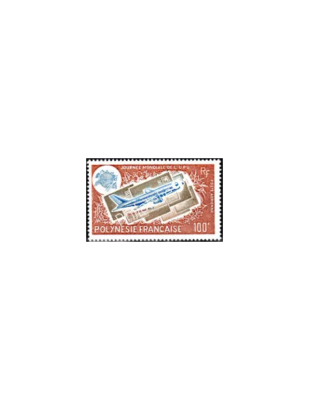 Timbre de POLYNÉSIE - P.A. n° 97, Journée de l'U.P.U.