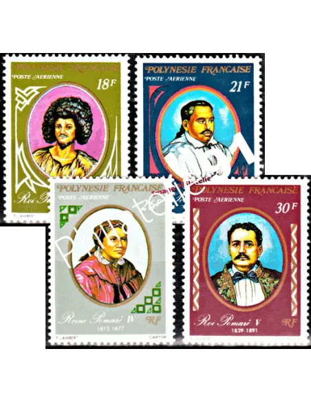 Timbres neufs de POLYNÉSIE - P.A. n°  106 à 109.