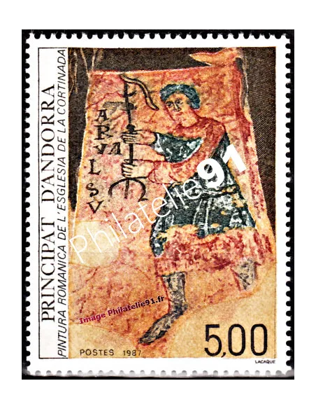 Timbre d'Andorre Français n° 363 - Thématique: ART