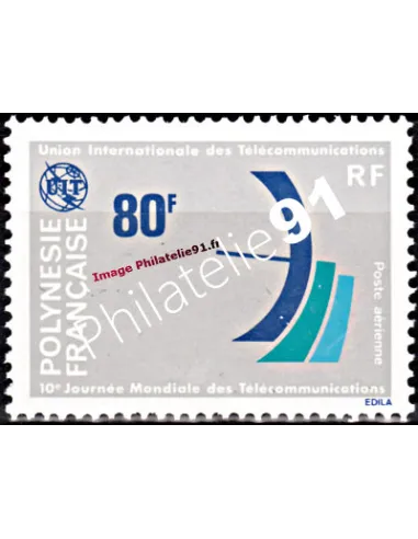 Timbre neuf de POLYNÉSIE - P.A. n° 136 - Thématique : Communication