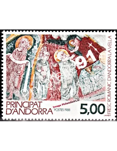 Timbre d'Andorre Français n° 375 - Thématique: ART