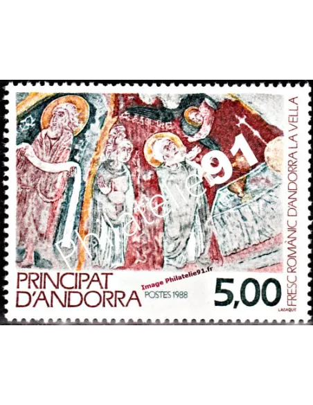 Timbre d'Andorre Français n° 375 - Thématique: ART