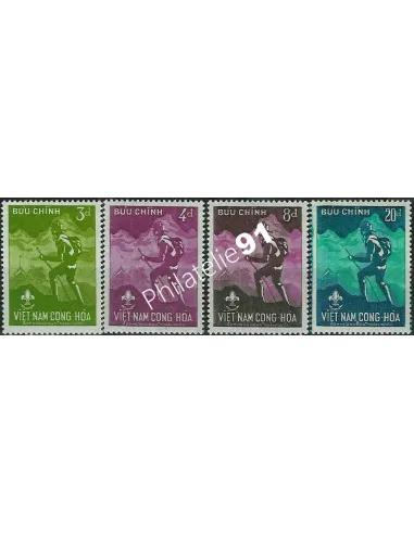 SUD VIET-NAM - Série n° 126 à 129 - Scouts