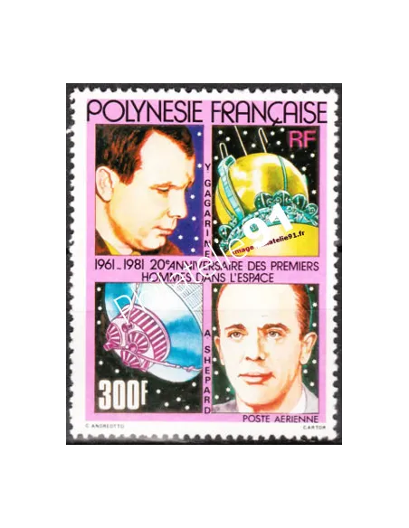 Timbre neuf de POLYNÉSIE - P.A. n° 161 - Thématique : Espace