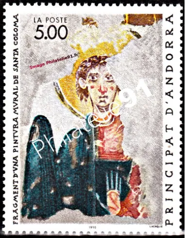 Timbre d'Andorre Français n° 396 - Thématique: ART
