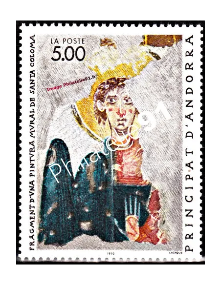 Timbre d'Andorre Français n° 396 - Thématique: ART
