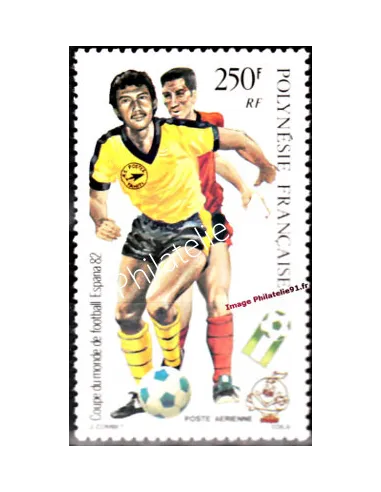Timbre neuf de POLYNÉSIE - P.A. n° 168 - Thématique : Football