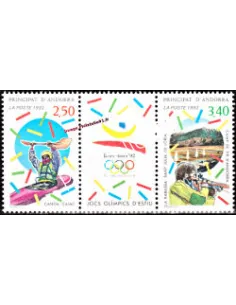 Timbres  d'Andorre Français n° 419A - Thématique Jeux olympique.