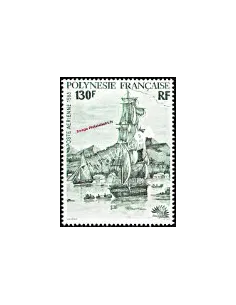 Timbre neuf de POLYNÉSIE - P.A. n° 189 - Thématique : Bateaux
