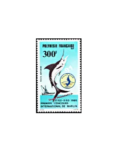 Timbre neuf de POLYNÉSIE - P.A. n° 190 - Thématique : Poissons