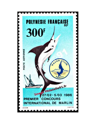 Timbre neuf de POLYNÉSIE - P.A. n° 190 - Thématique : Poissons