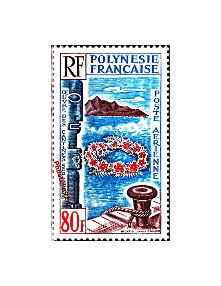 Timbre de Polynésie n° PA 15, timbres des Tom-Tom