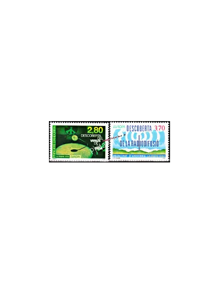 Timbres  d'Andorre Français n° 444 à 445 -  Thématique : Europa