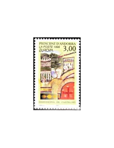 Timbre d'Andorre Français n° 476, Europa 1996, Timbres Europe