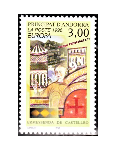 Timbre d'Andorre Français n° 476, Europa 1996, Timbres Europe