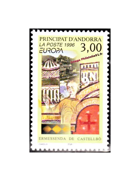 Timbre d'Andorre Français n° 476, Europa 1996, Timbres Europe