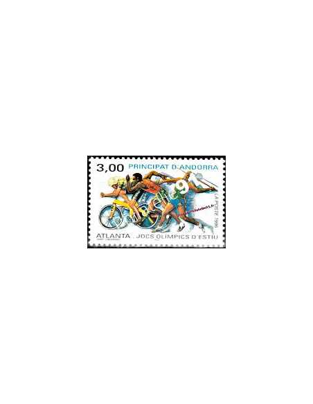 Timbre d'Andorre Français n° 479 - Thématique: J.O