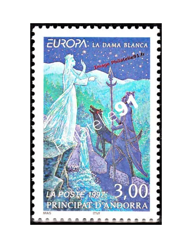 Timbre d'Andorre Français n° 487 - Thématique: Europa