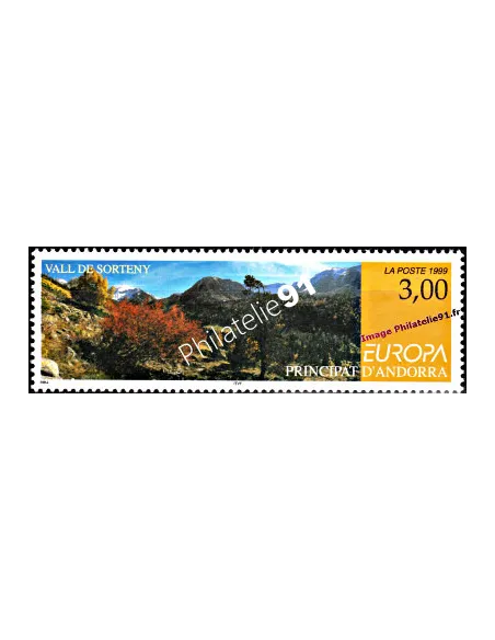 Timbre d'Andorre Français n° 514 - Thématiques: Europa - Arbres