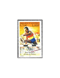 Timbre d'Andorre Français n° 534 - Thématique: J.O