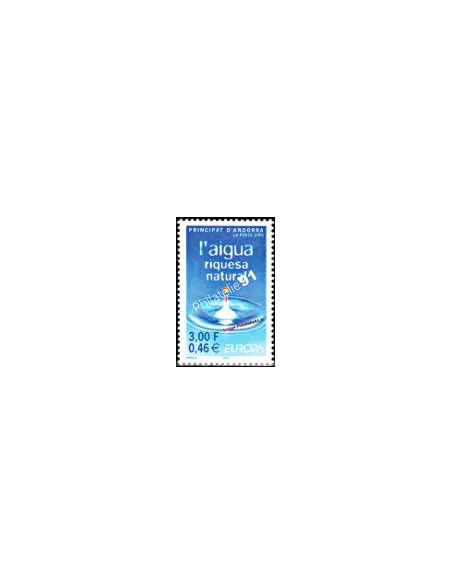 Timbre d'Andorre Français n° 546 - Thématiques: Europa