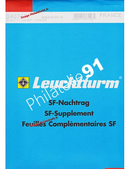 Feuilles LEUCHTTURM FRANCE 1995-1999, matériel philatélique