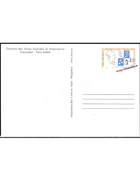 Entier postal n° 1-CP, collection timbres Dom-Tom
