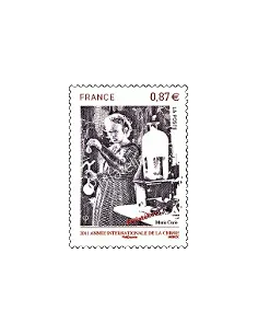 Timbre de France n° 4532 - Marie Curie - Année internationale de la chimie