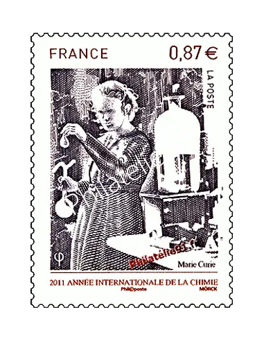 Timbre de France n° 4532 - Marie Curie - Année internationale de la chimie