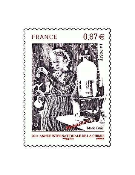 Timbre de France n° 4532 - Marie Curie - Année internationale de la chimie