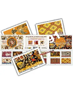 ADH. n° 512 à 523 - BC 512 - Tissus du monde