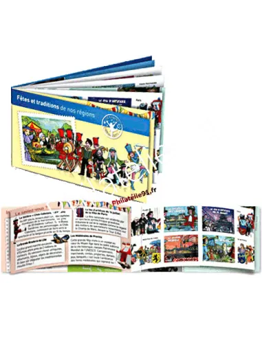 Timbres français autoadhésifs n° 556 à 577 - BC 556 - Carnet la fête comme j'aime - Fête 1