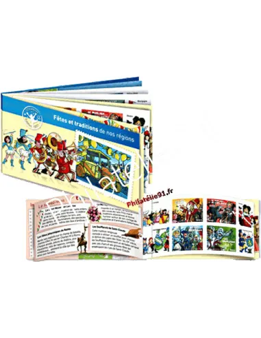 Timbres français autoadhésifs n° 578 à 589 - BC 578 - Carnet la fête comme j'aime - Fête 2