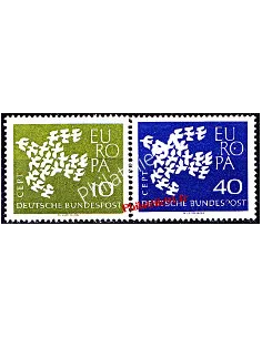 Timbres d'Allemagne n° 239 à 240 - EUROPA 1961