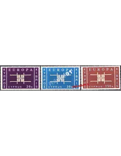 Timbres de Chypre n° 217 à 219 - EUROPA 1963