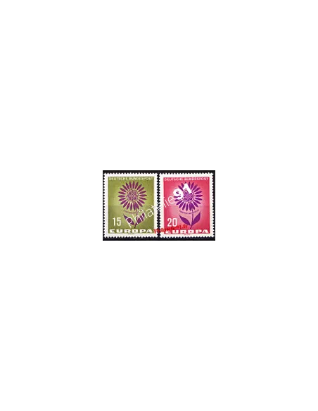 Timbres d'Allemagne n° 313 et 314 - EUROPA 1964