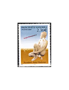 Timbre d'Andorre Français n° 571 - Thématiques: Art